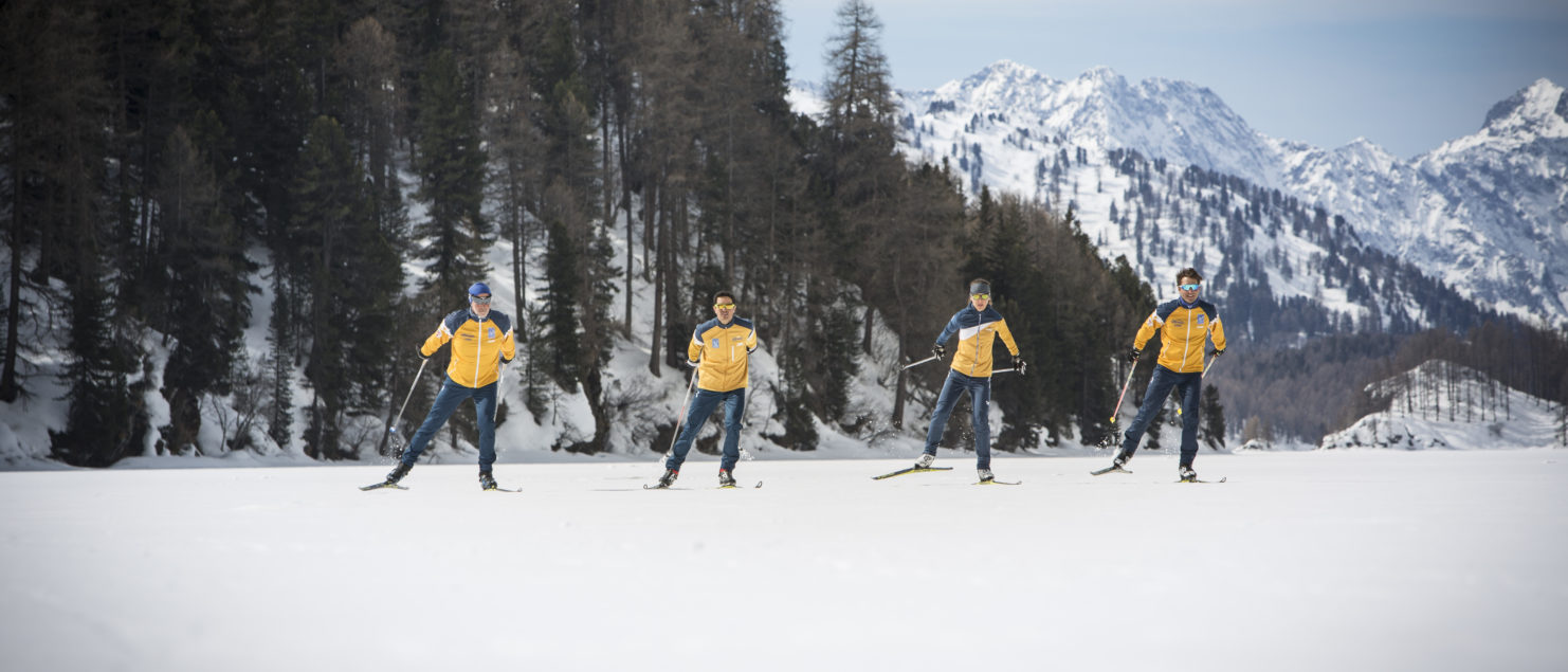 Langlauf nordic ski Sankt Moritz